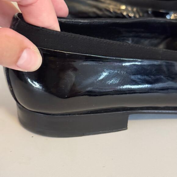 Bally Banner Dress Shoes Mens 10.5M Black Patent Leather Formal Business Italy main image 7